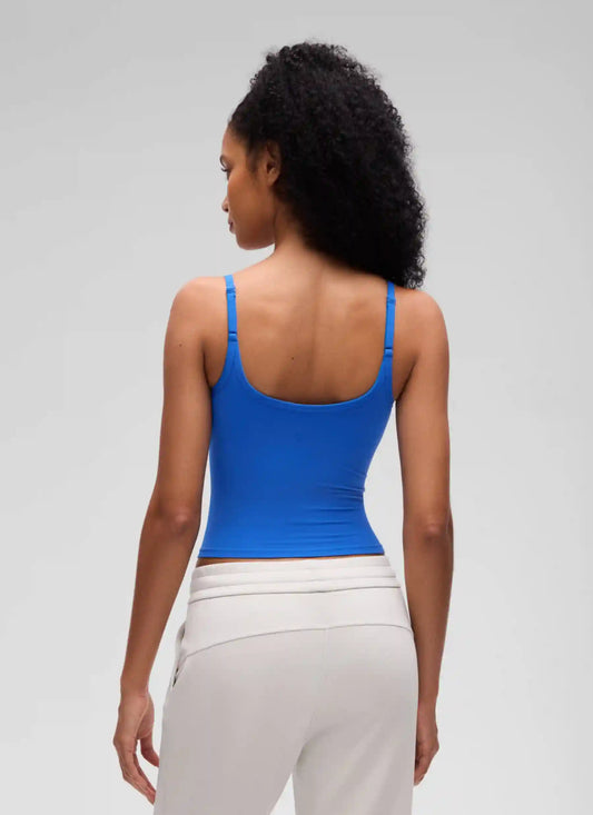 Softembrace Double Lined Scoop Neck Tank