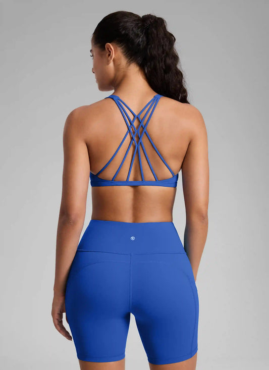 Nakedfeel Low Cut Strappy Bra (6 Straps)
