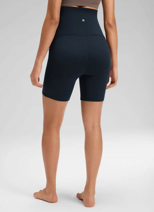 Softretch Maternity No Front Seam Shorts 6"