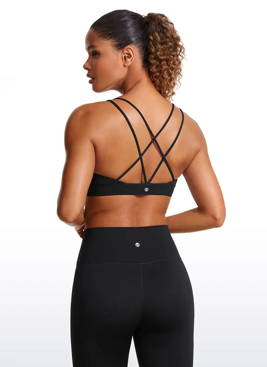 Butterluxe V Neck Strappy Back Bra