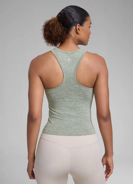 Seamless Racerback Hip Length Tank