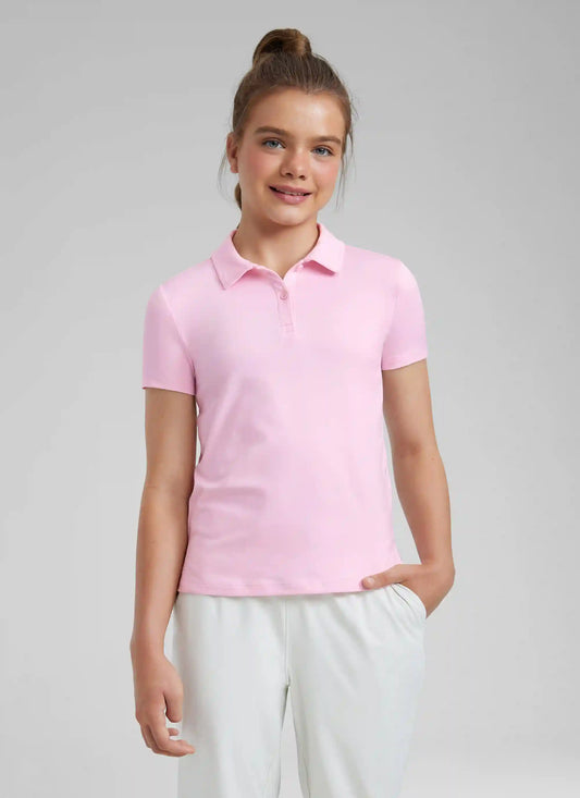 Girls Cloud Jersey Polo Shirts
