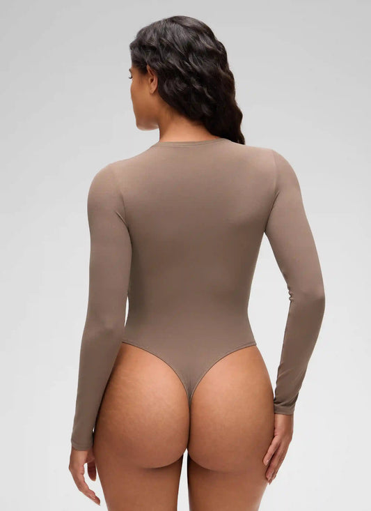 Softembrace Crew Neck Long Sleeve Bodysuit
