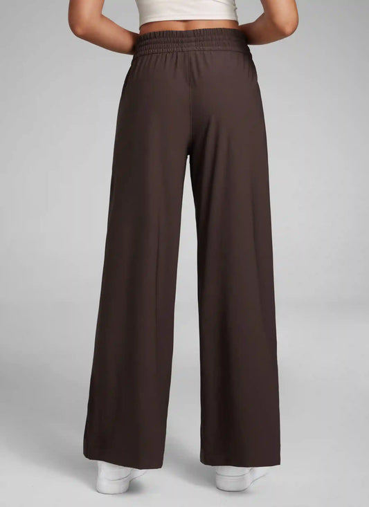 Feathery-Fit Drapey Wide Leg Casual Pant 28"