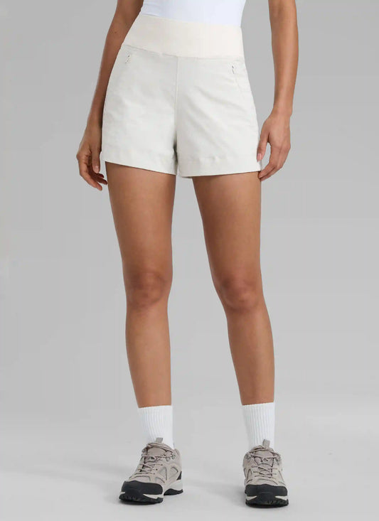 Ripstop Zip Pocket Mid Rise Shorts 4''