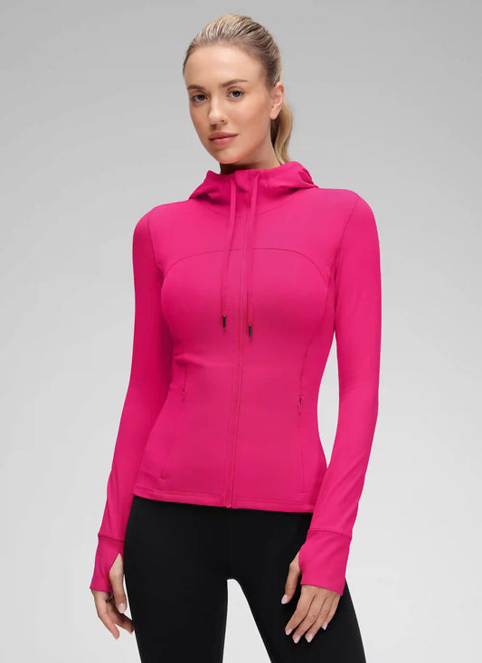 Butterluxe Zip Pocket ThumbHole Hoodie