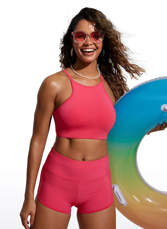 Sunshine High Neck Bikini Top