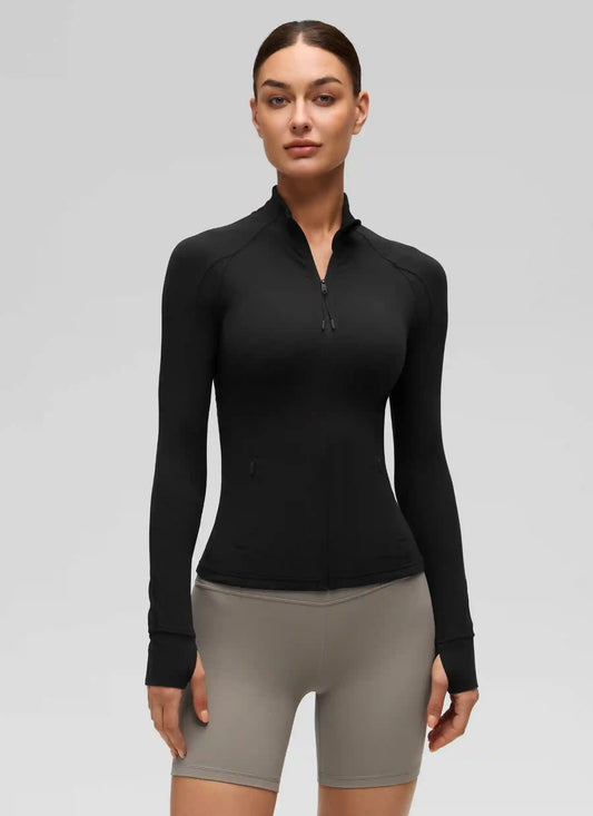 Butterluxe ThumbHole Full Zip Long Sleeve