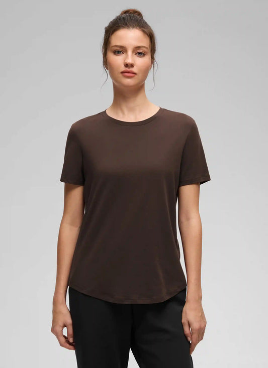 Pima Cotton Round Neck Short Sleeve