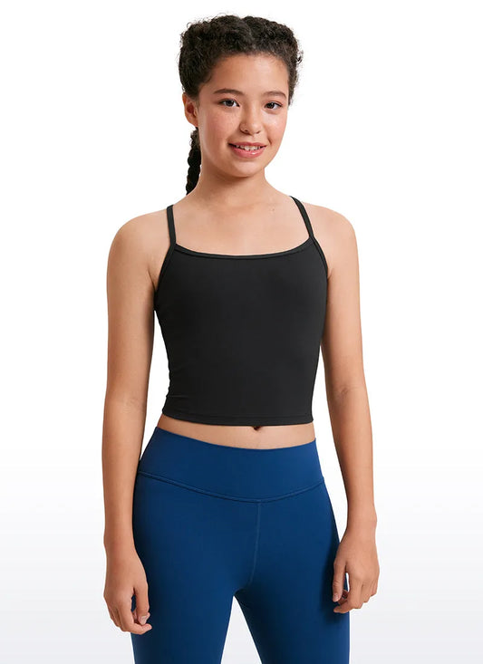 Butterluxe Girls Double Lined Y Back Tank Tops