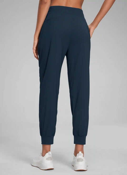 Striped Ruched Pocket Jogger 26''