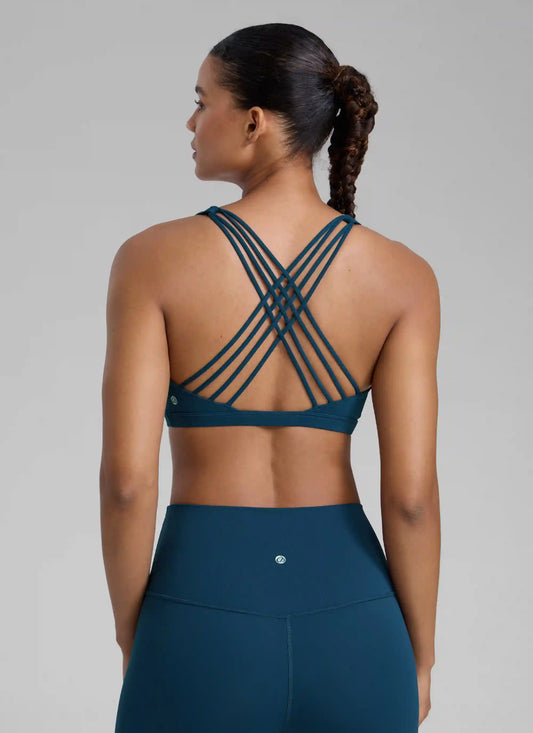 Nakedfeel Low Cut Strappy Bra (8 Straps)