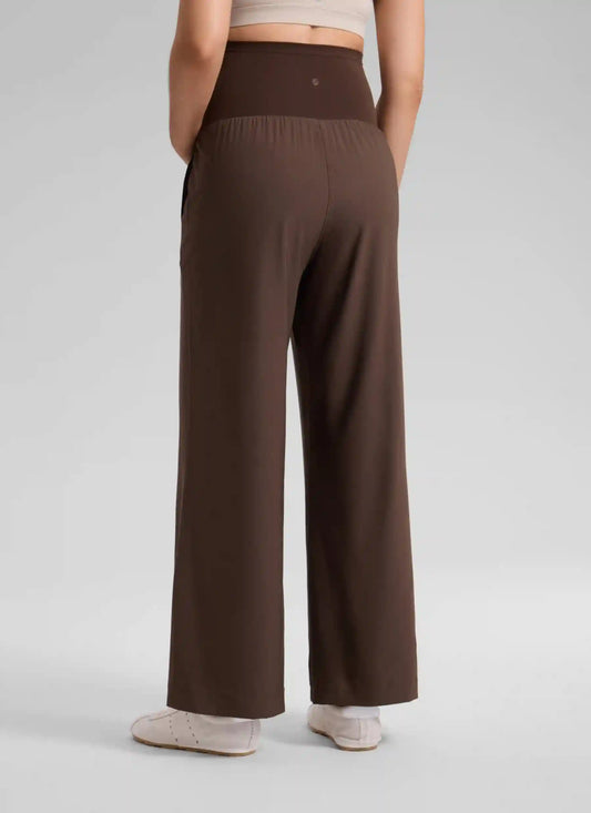 Feathery-Fit Drapey Wide Leg Maternity Pant 30''