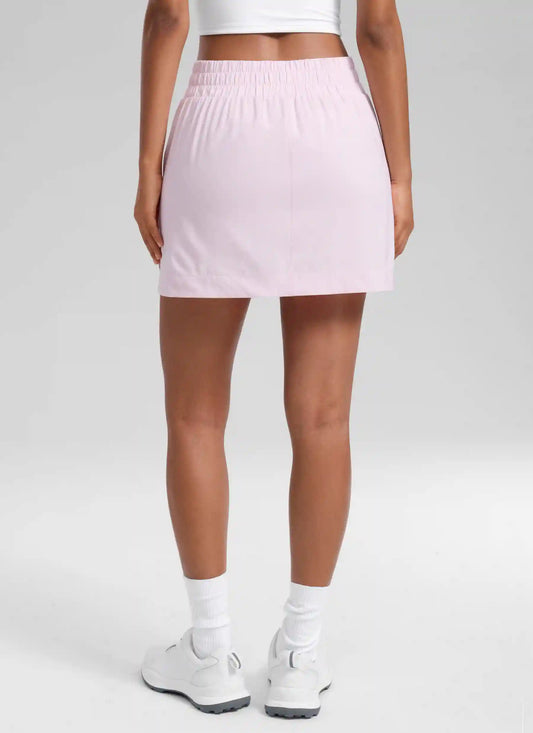 Feathery-Fit Soft High Rise A Line Split Skirt 15"