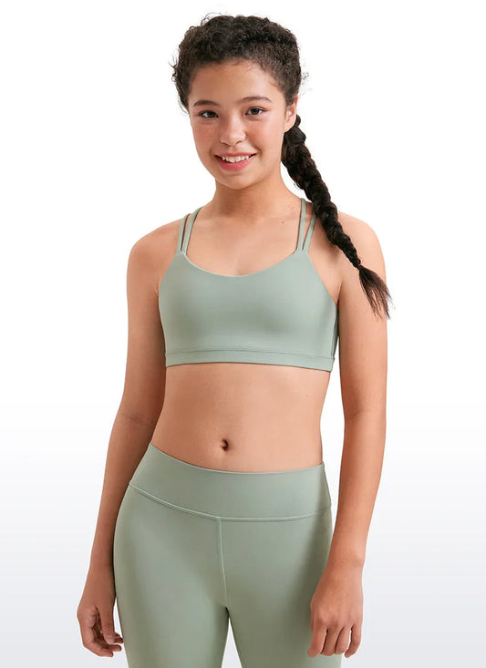 Butterluxe Girls Softness Mold Bras Criss Cross