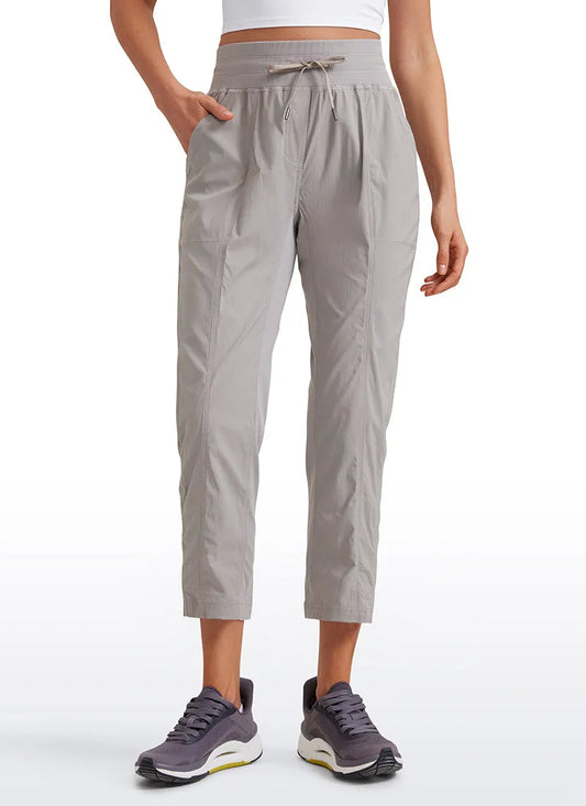 Striped Pants with Pockets 25''- Cinched Leg