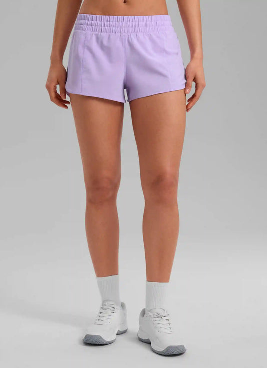 Feathery-Fit Soft Liner Zip Pocket Shorts 2.5''