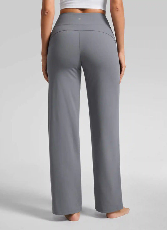 Wide Leg Faux Fly Pocket Pant 30"