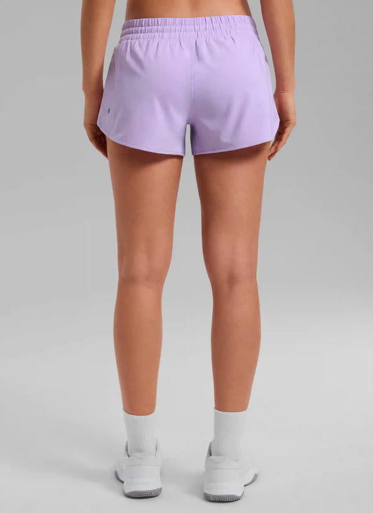 Feathery-Fit Soft Liner Zip Pocket Shorts 2.5''