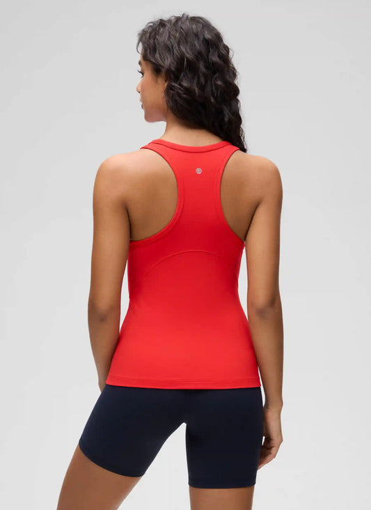 Butterluxe Waist Length  Racerback Tank