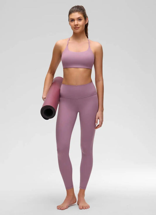Butterluxe Twist Cross Back Sports Bra