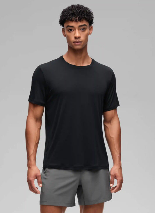Breathable Mesh Crewneck Short Sleeve